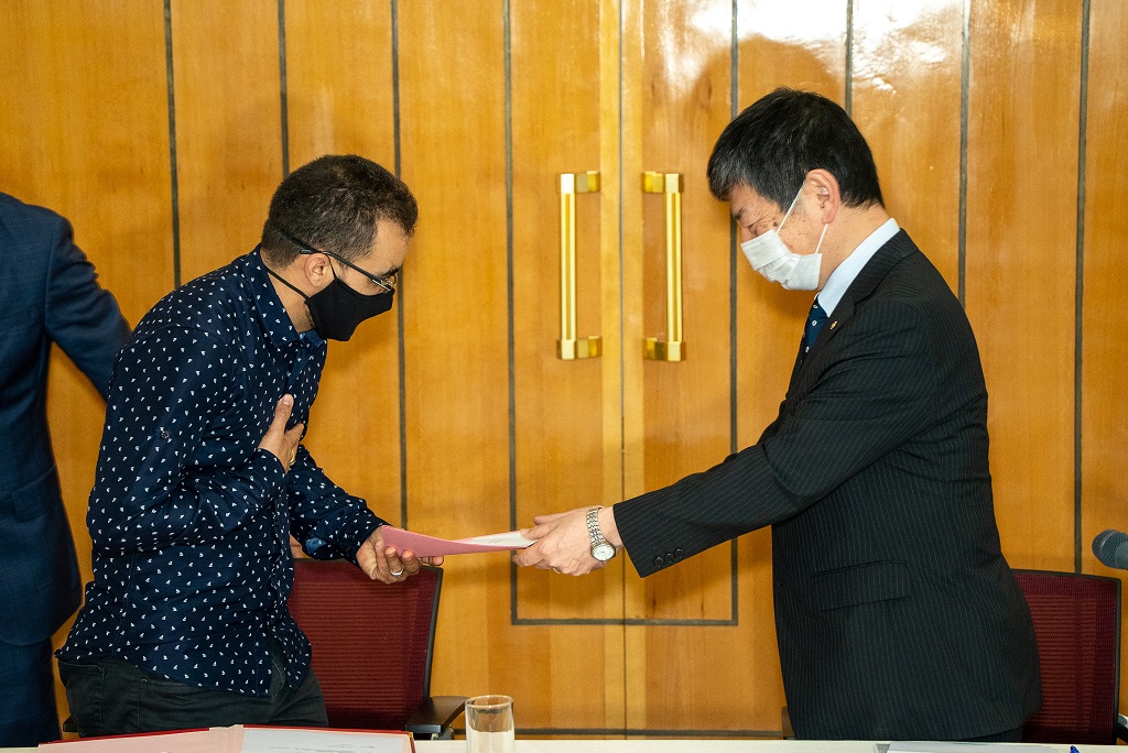 令和2年度草の根・人間の安全保障無償資金協力 贈与契約署名式 (令和2年3月3日)